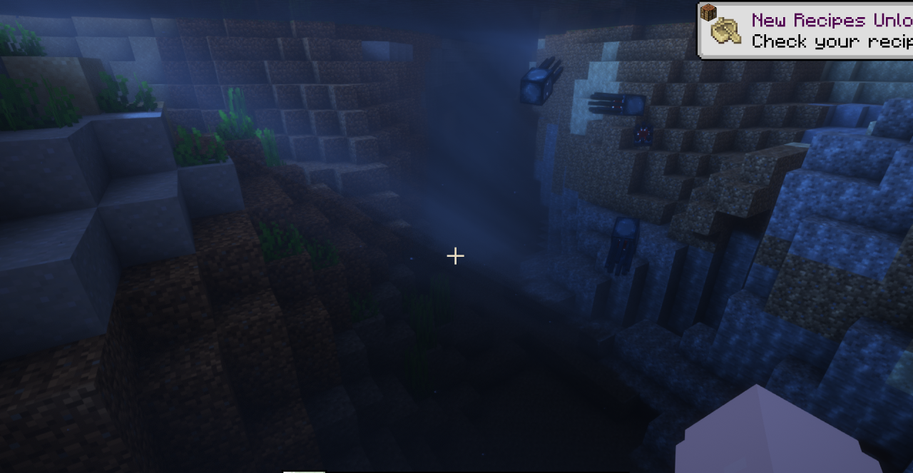 Реалистичные текстуры воды и камня в Minecraft с PBR-рендерингом