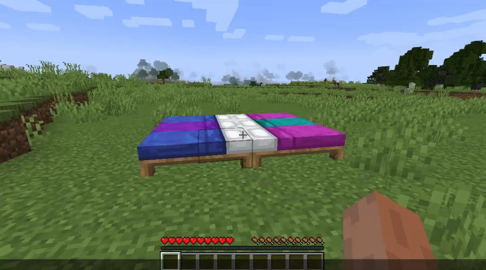Телепортация с помощью кровати в Minecraft благодаря модификации