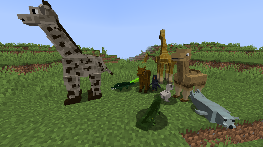 Детёныши животных в Minecraft: овечка, корова и свинья