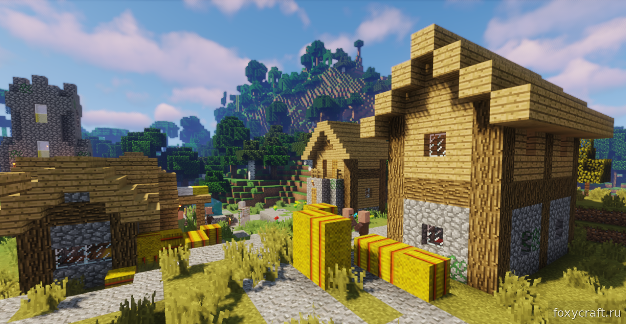 Сравнение текстур Back to Old Days и стандартных в Minecraft
