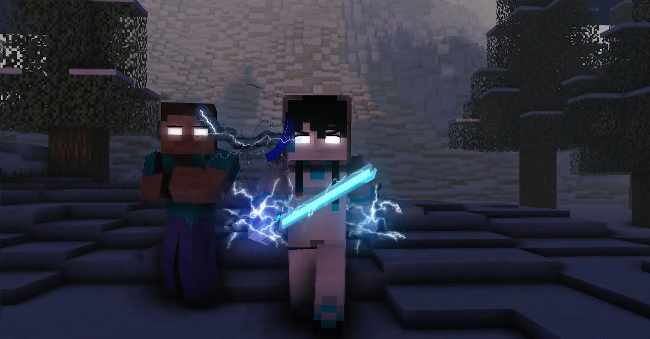 Геймплей Minecraft с модом Bad Wither No Cookie, показывающий тихие спавнеры