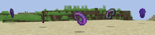 Анимация игрока Minecraft, увеличивающегося в размерах с помощью кольца Band of Gigantism