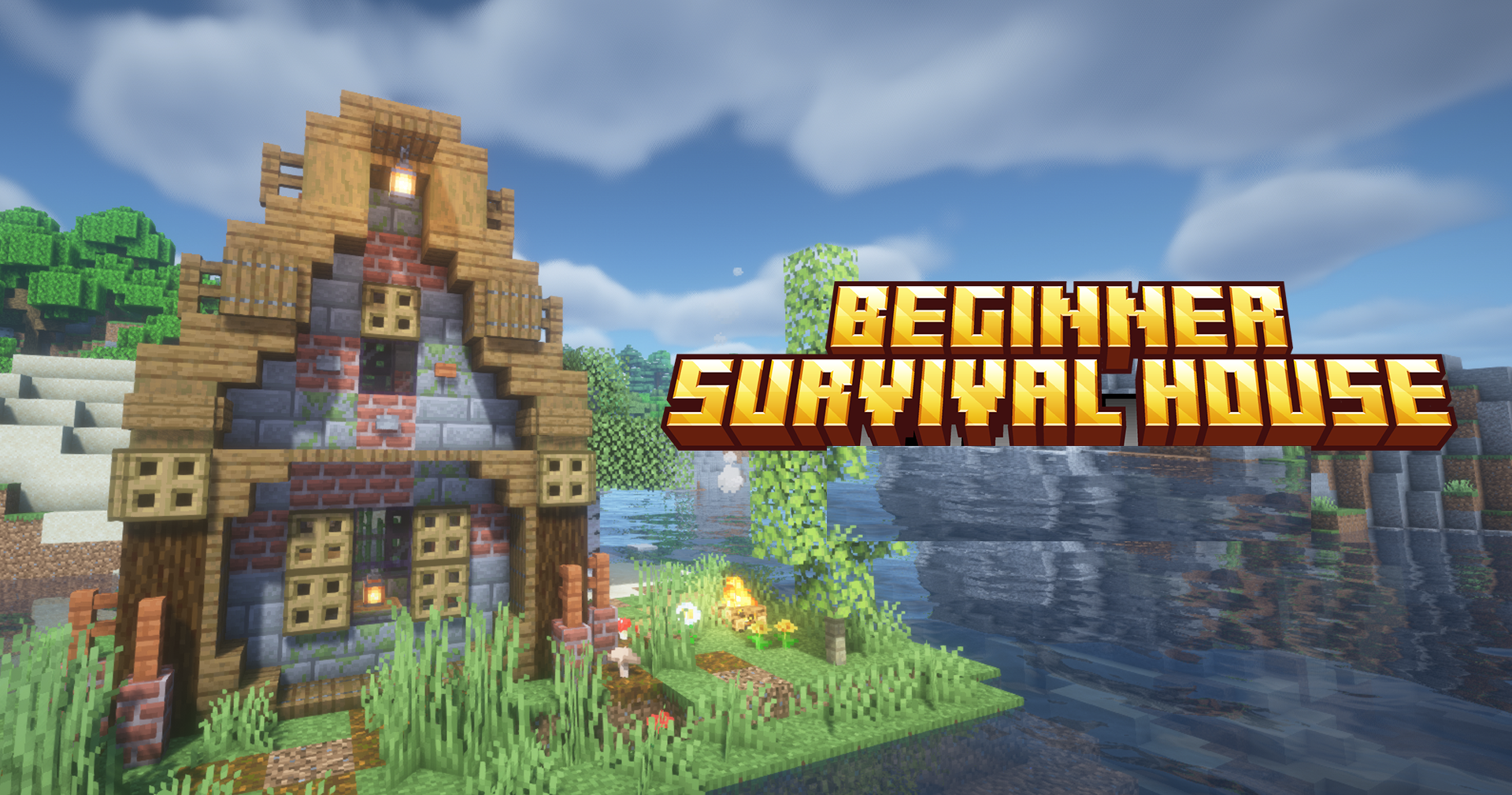 Beginner Survival House для Minecraft 1.21.1
