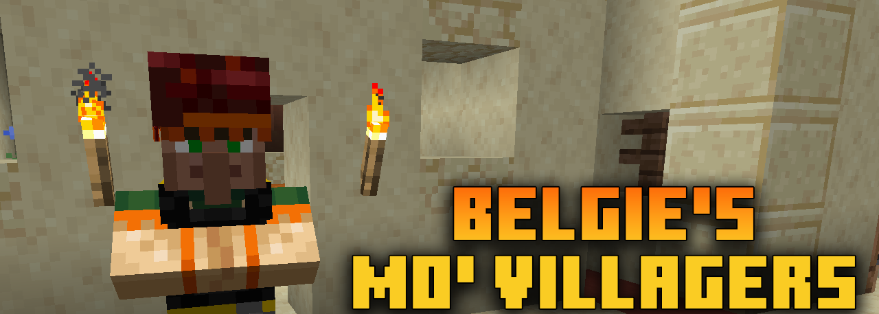 Belgie’s Mo’ Villagers для Minecraft 1.16.5