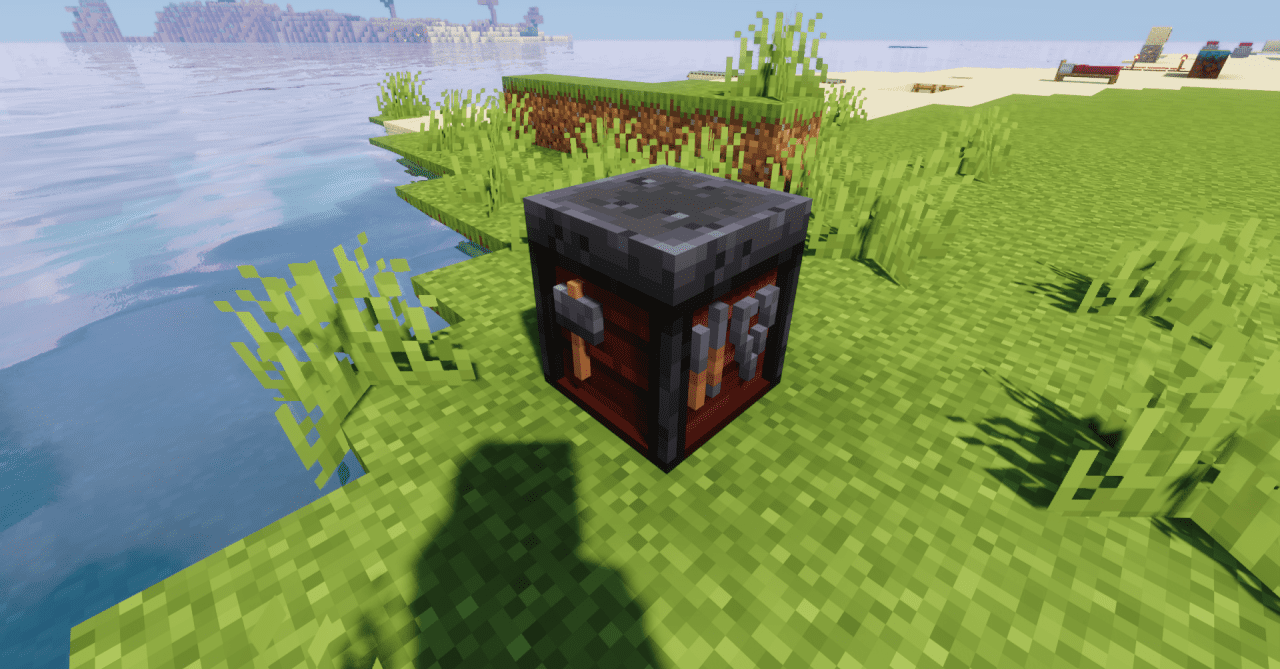 Реалистичная текстура воды и камня в Minecraft с Better 3D Block