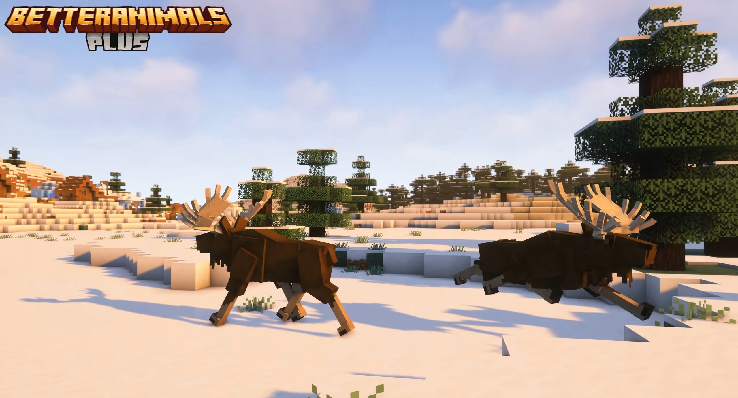 Скриншот мода Better Animals Plus: кит в океане Minecraft