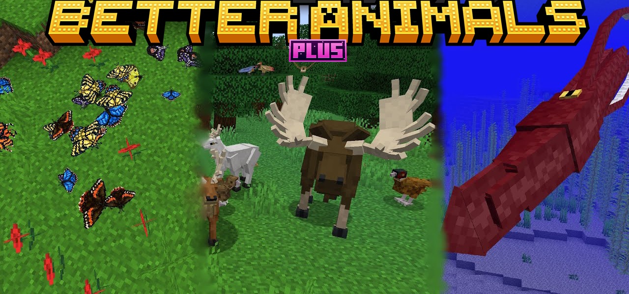 Better Animals Plus для Minecraft 1.15.2
