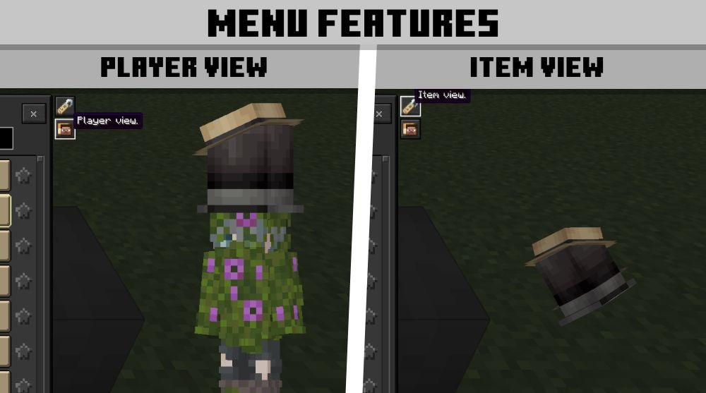 Пример использования Better Anvil для изменения названия брони в Minecraft