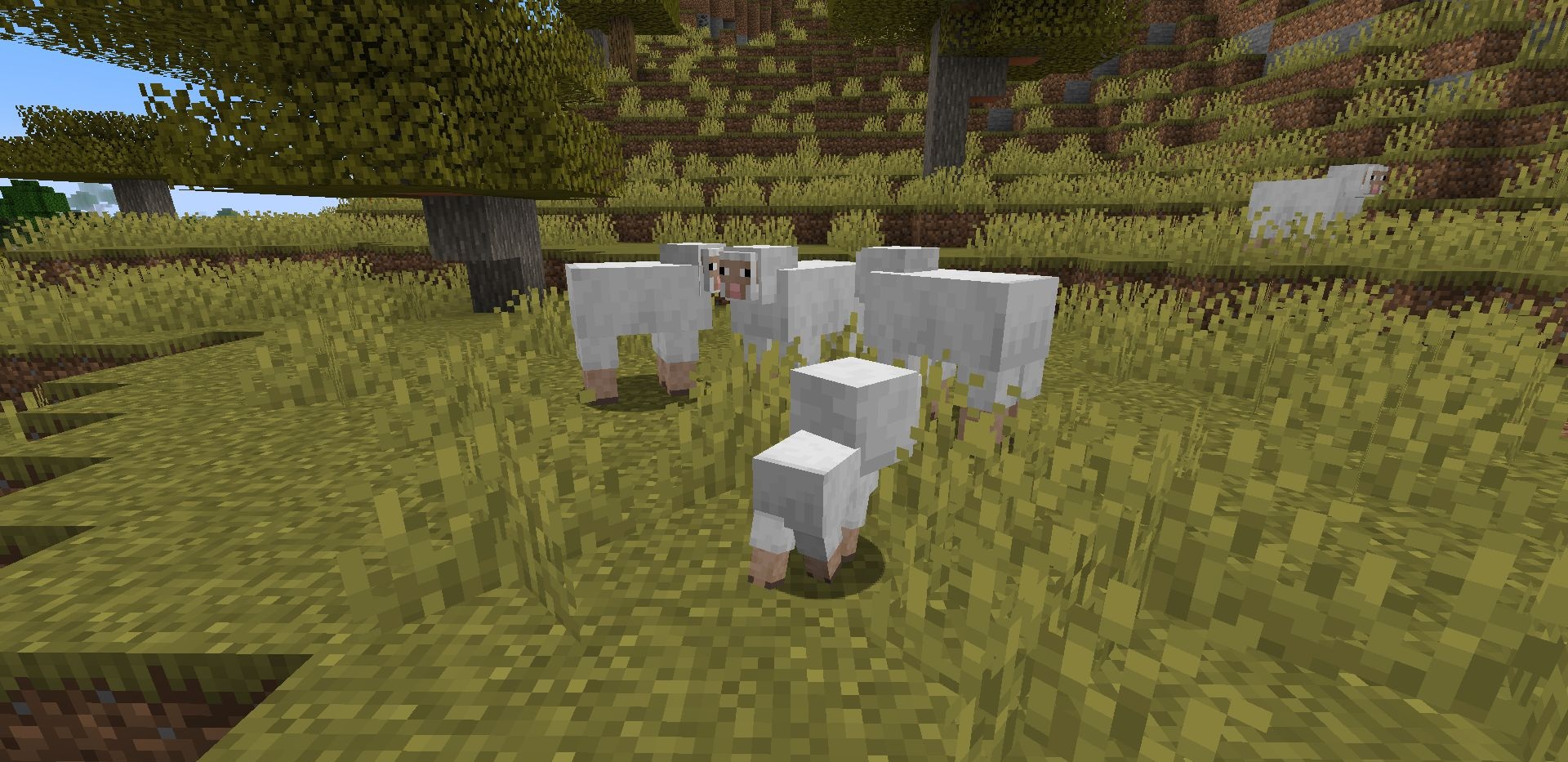 Сравнение стандартных и улучшенных моделей детёнышей в Minecraft с модом Better Babies