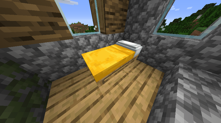 Сравнение производительности до и после установки мода Better Beds в Minecraft