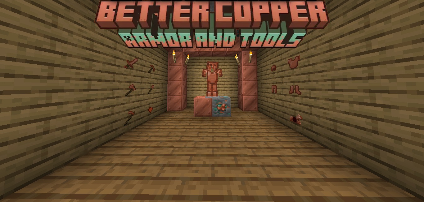 Better Copper Armor and Tools для Minecraft 1.18.2