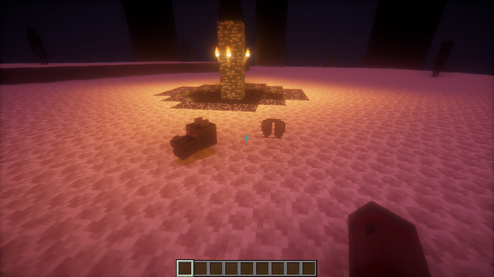 Сравнение стандартного и улучшенного дропа мобов в Minecraft с модом Better Mob Drop