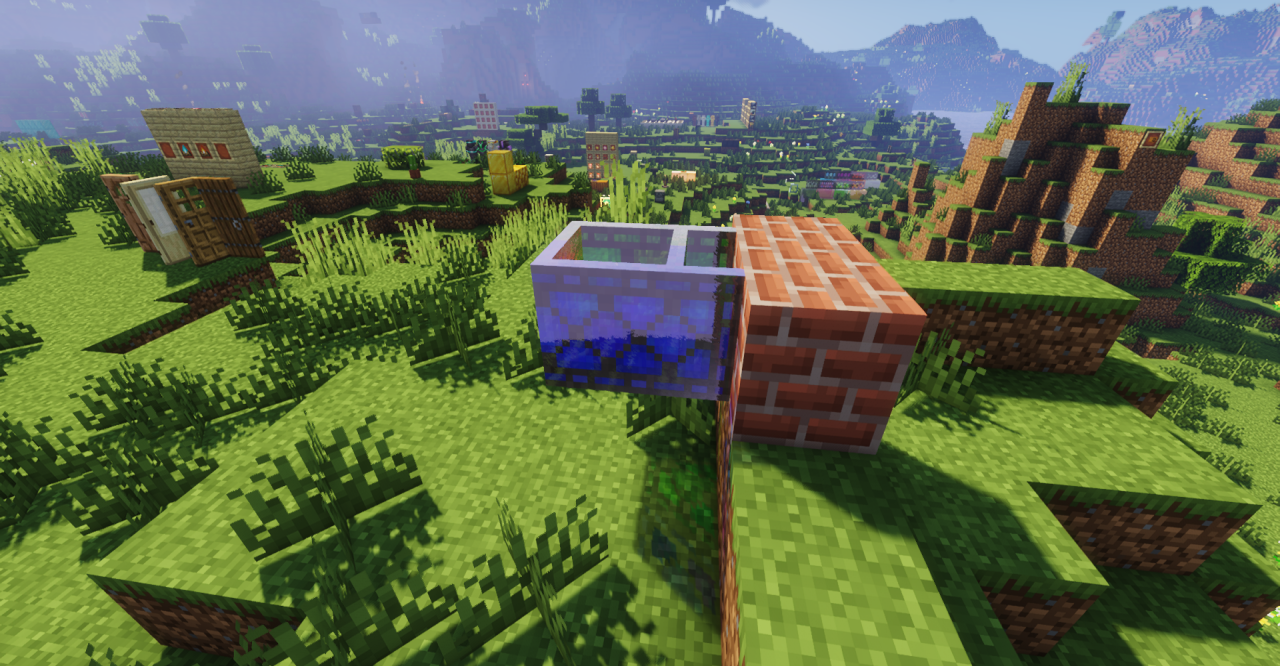 Яркие витражи в разных цветах для декора в Minecraft
