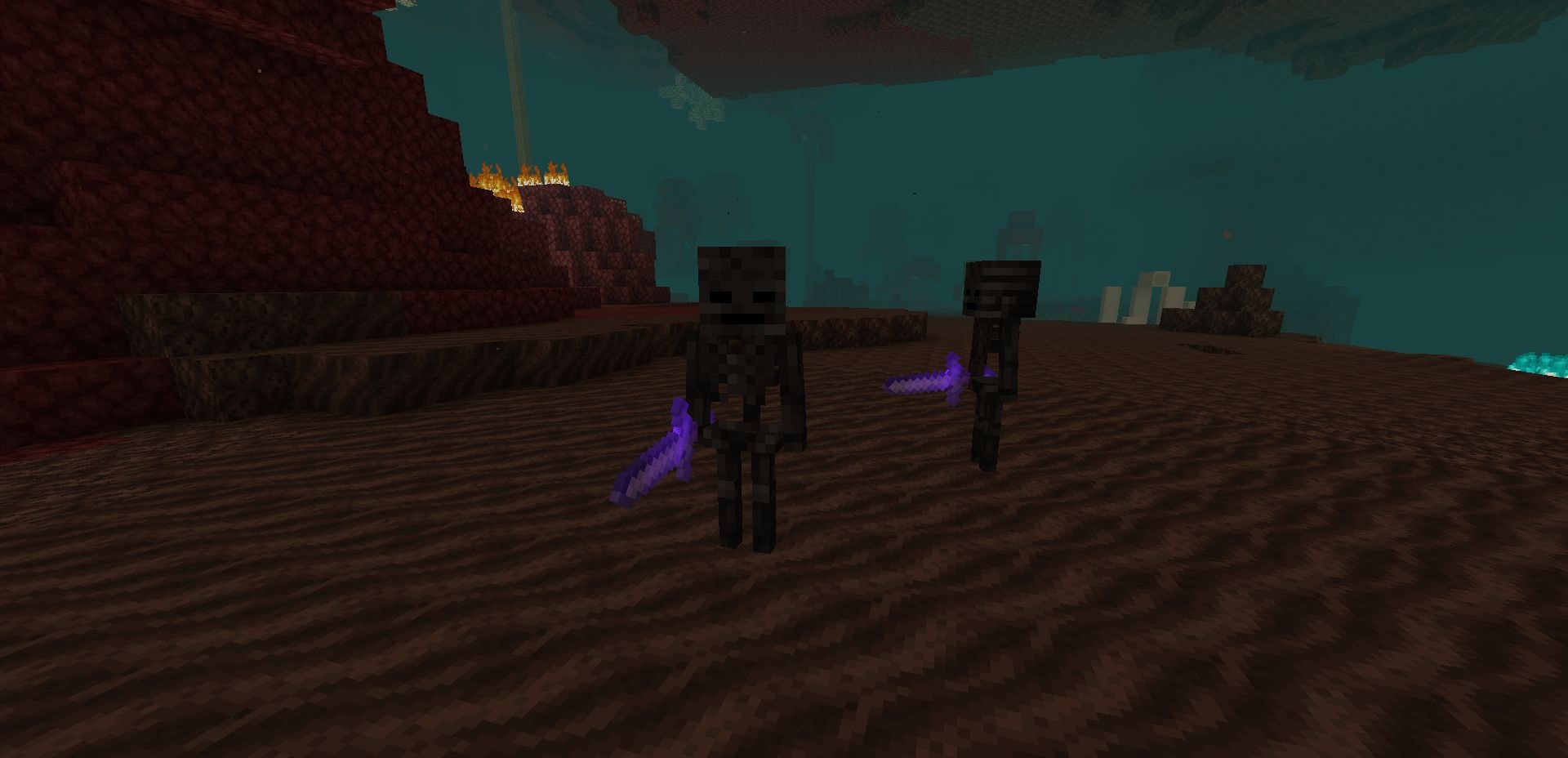 Геймплейное видео с модом Better Withered Mobs в Minecraft, показывающее новые механики боя