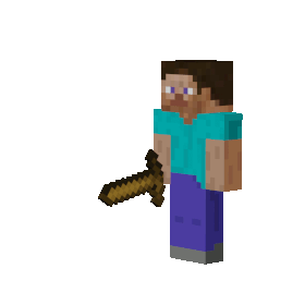 Анимация удара мечом в моде Better Combat для Minecraft