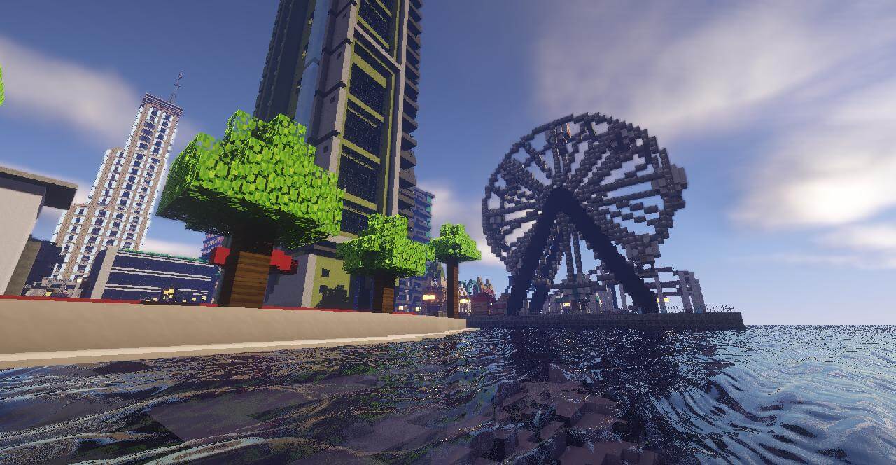 Реалистичные тени и освещение в Minecraft с шейдерами Beyond Belief