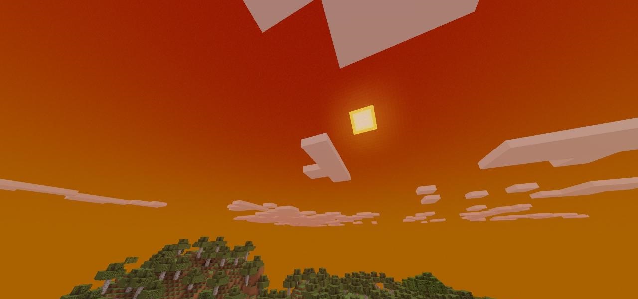 Игроки строят город вместе на сервере в Minecraft