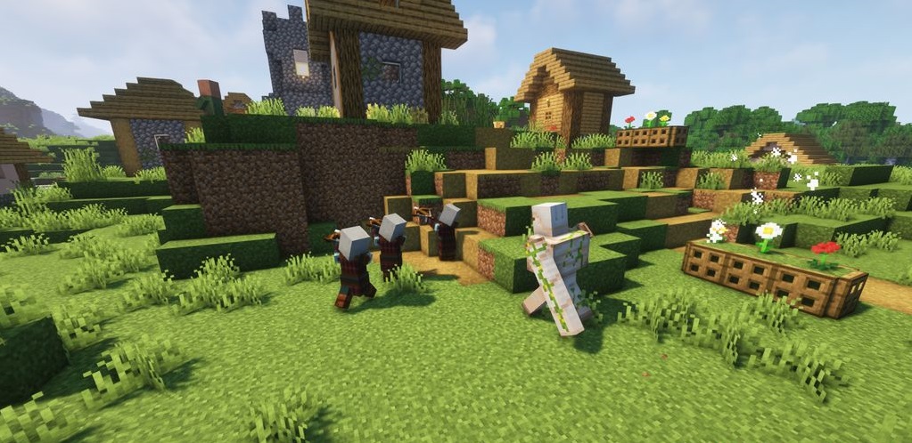 Мобы в Minecraft с модом Big Brain действуют слаженно и умно