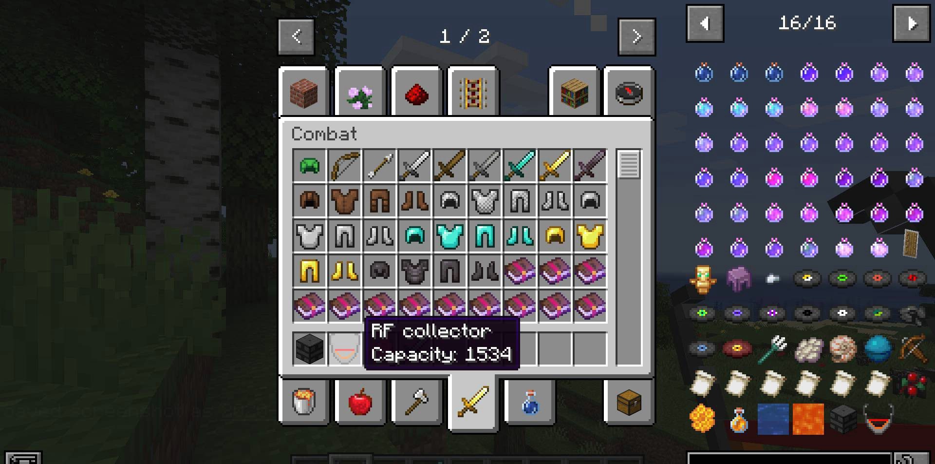 Биотехническая лаборатория в Minecraft с различными устройствами