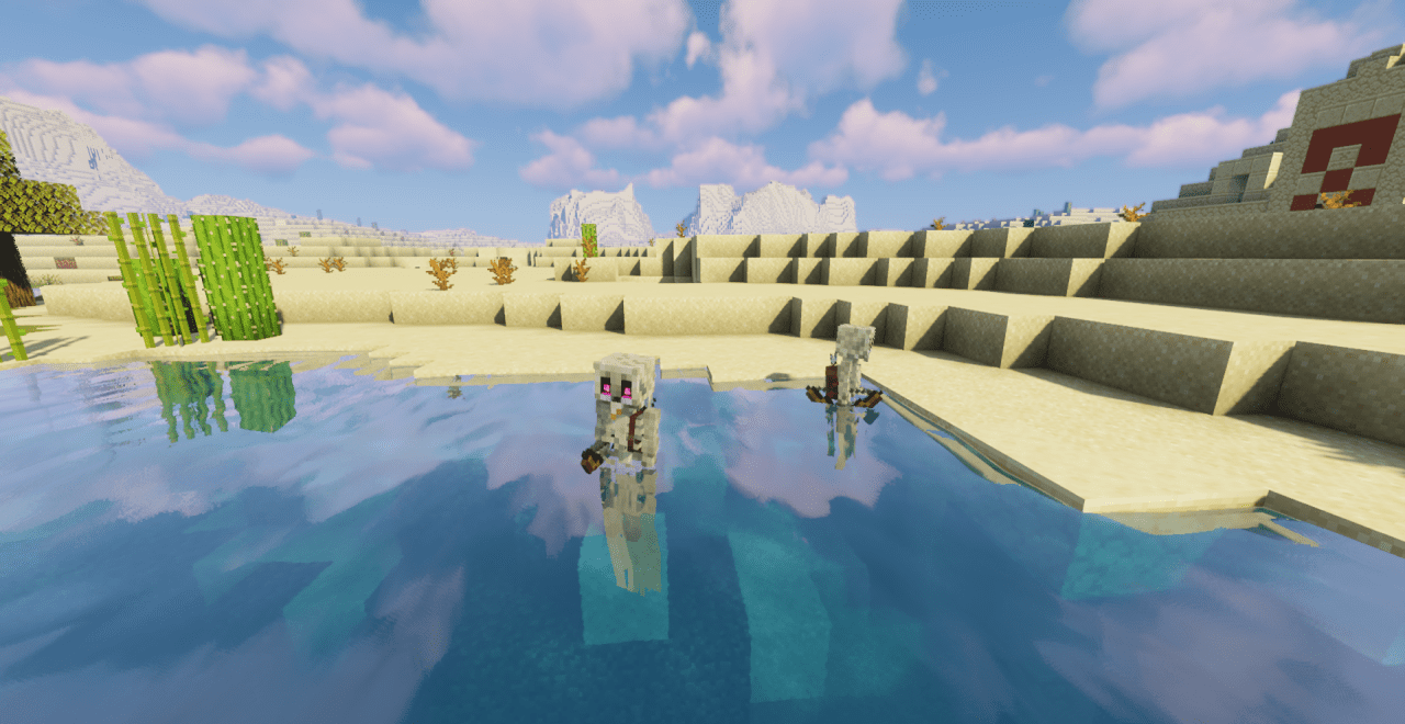 Детализированные модели ведьм и гастов в Minecraft с модом Blue’s Better Monsters