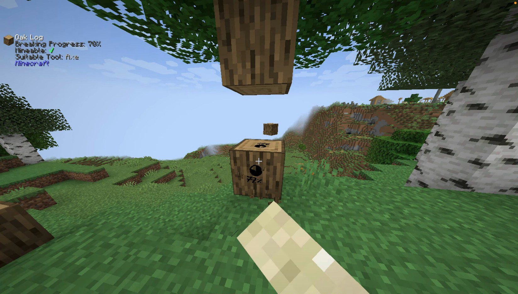 Установка мода Break Progress в папку mods Minecraft