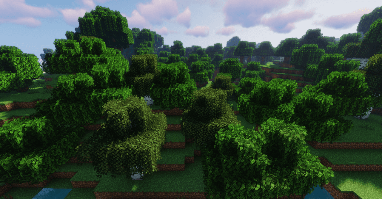 Реалистичная трава и цветы в Minecraft с текстур-паком Brunozamp's Foliage+