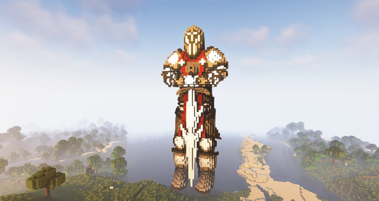 Готовые конструкции в Minecraft с помощью Build Paste Mod