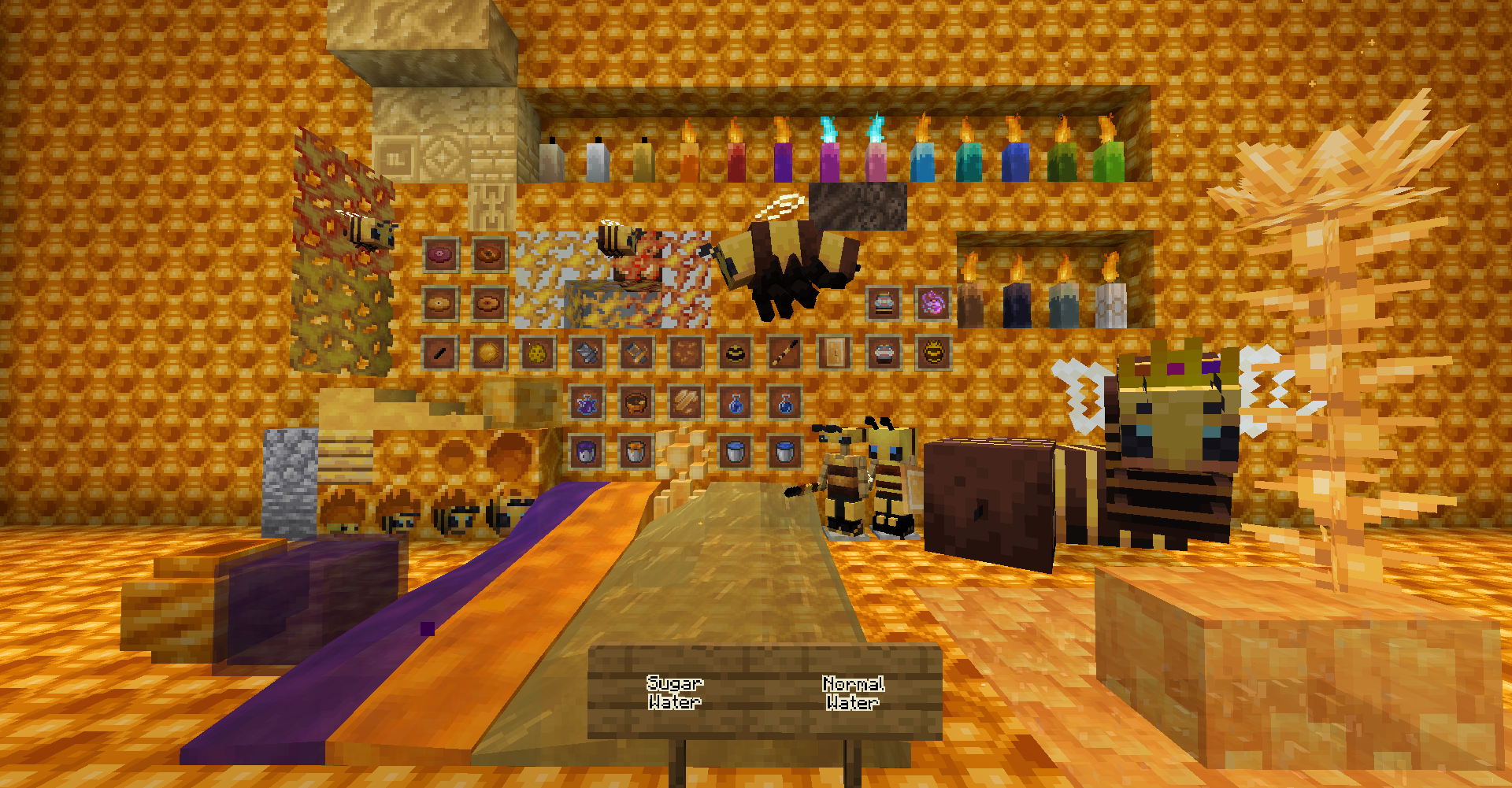 Игрок в Minecraft добывает ресурсы: железо, уголь и алмазы в шахте
