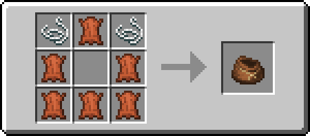 Рецепт крафта стандартного мешочка в Bundle Jumble для Minecraft