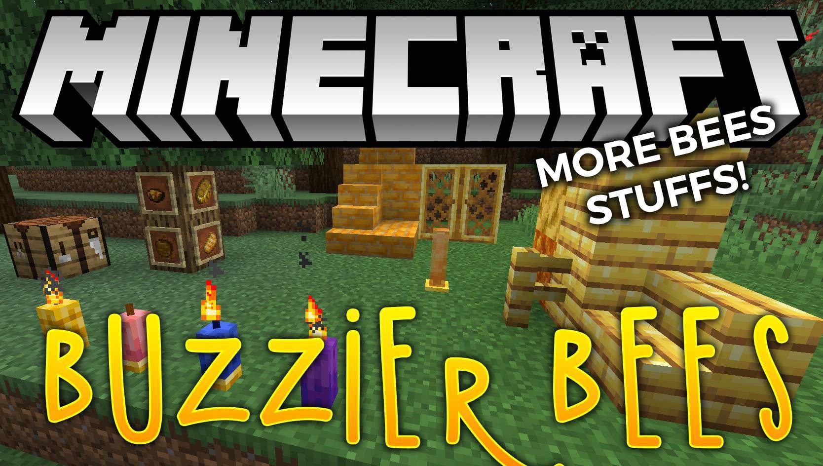 Buzzier Bees для Minecraft 1.16.5