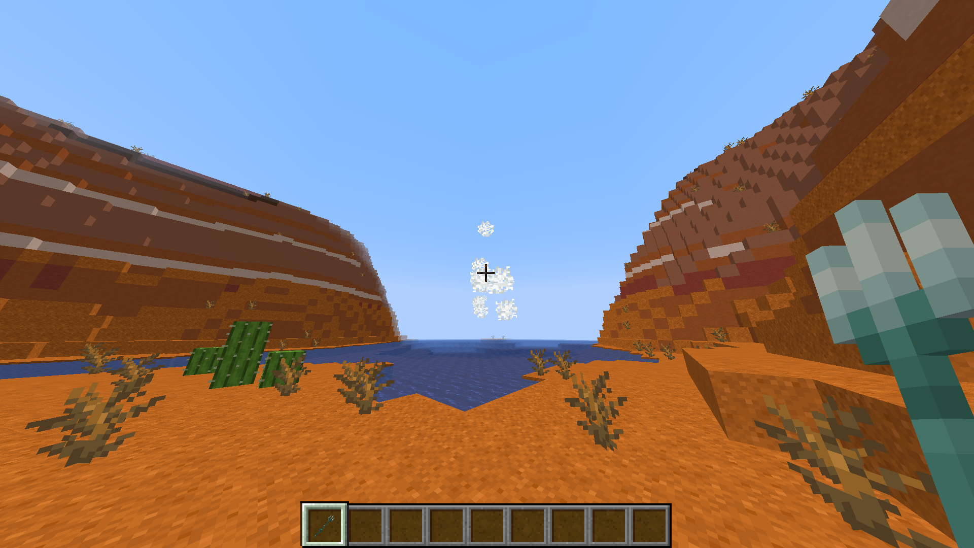Схема из красной пыли для автоматической двери в Minecraft