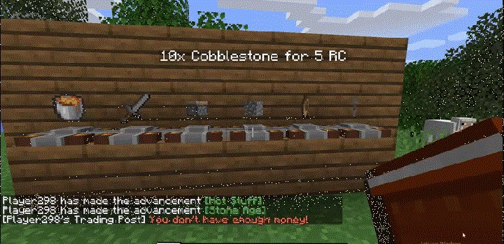 Пример строительства в Minecraft с использованием модов
