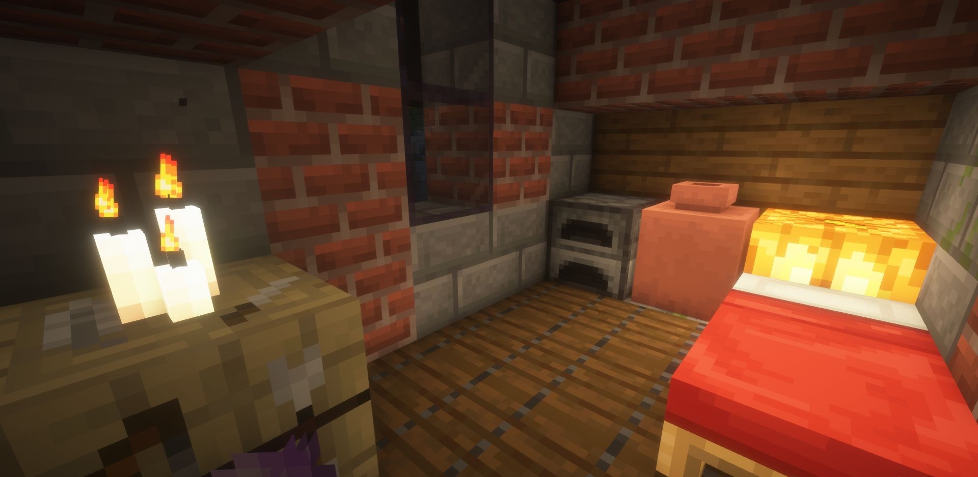 Сравнение обычного утра в Minecraft и с модом Calm Mornings