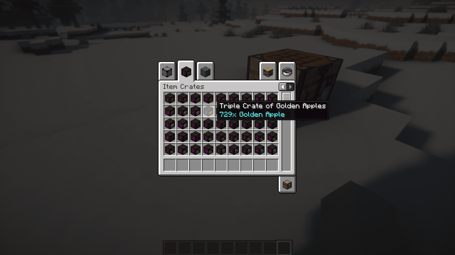 Крафт сжатых блоков в верстаке с модом CB Compressed Blocks для Minecraft