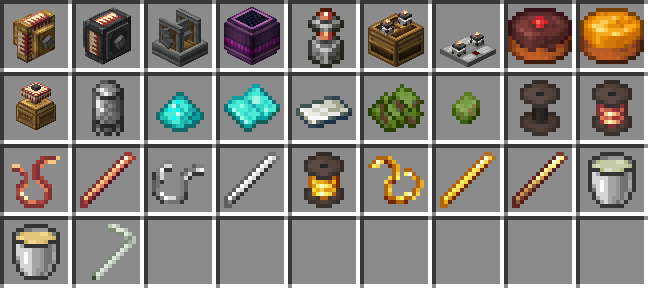 Игрок добывает дерево топором в лесу Minecraft