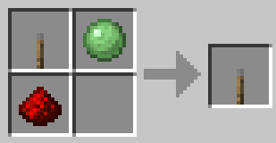 Интерфейс инвентаря Minecraft с добавленным угловым рычагом Cell Lever