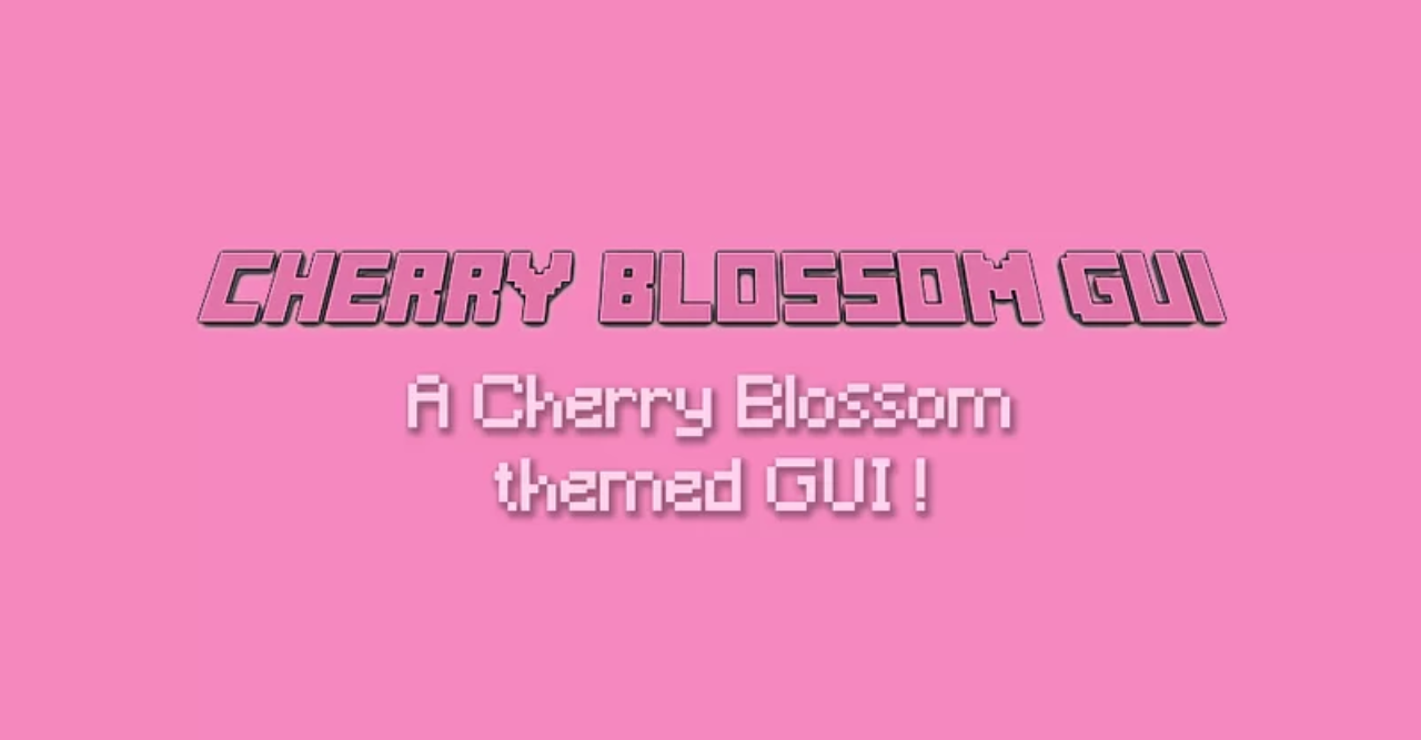 Cherry Blossom GUI  1.21.1
