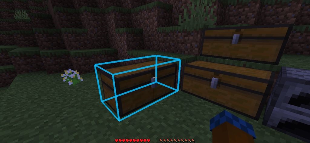 Фильтр поиска предметов в сундуках через интерфейс Chest Tracker в Minecraft