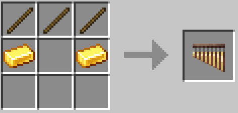 Колокольчики и металлофон в Minecraft с разными тонами