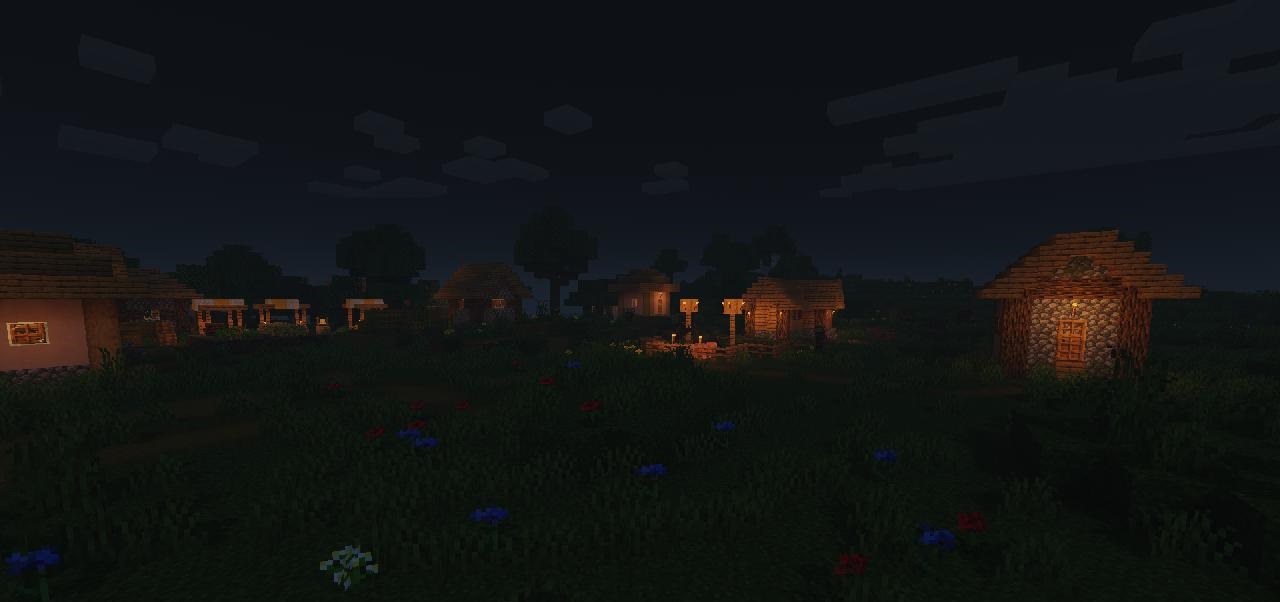 Реалистичная вода и отражения в Minecraft с шейдерами Chocapic13