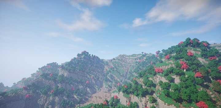 Сравнение графики Minecraft с шейдерами Chocapic13 и без них