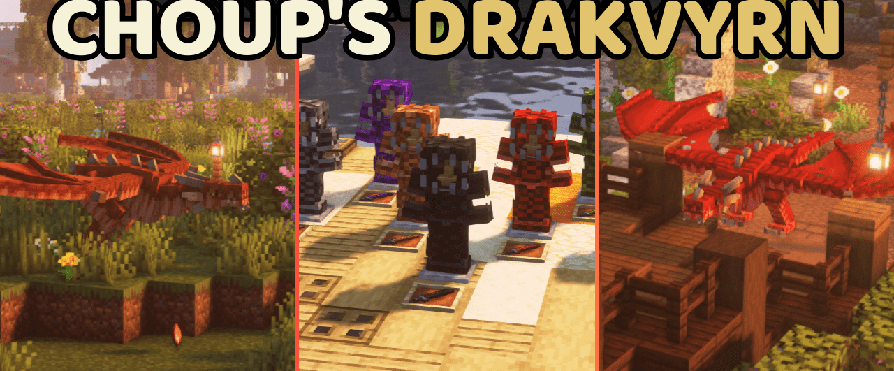 Choup’s Drakvyrn для Minecraft 1.21.4
