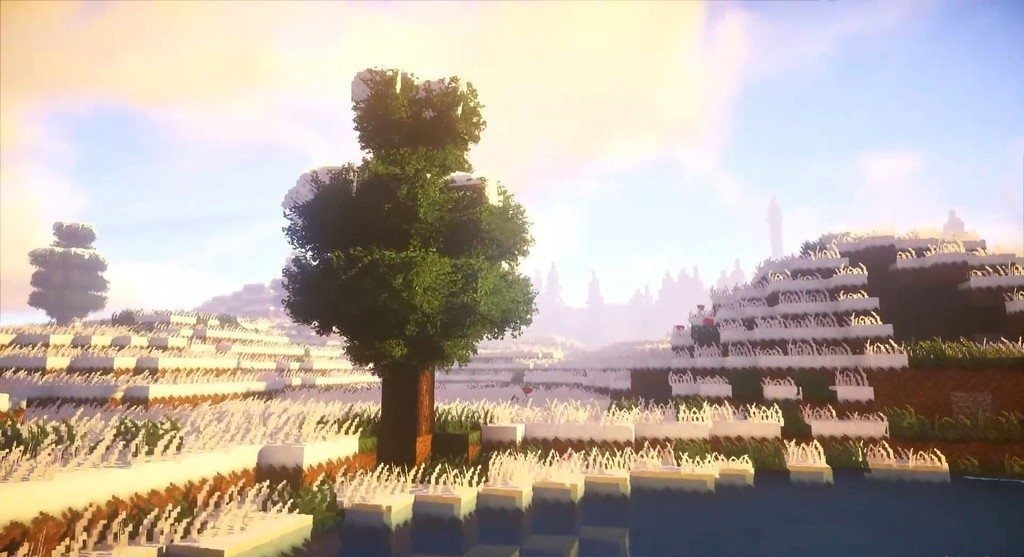 Сравнение стандартных и улучшенных текстур в Minecraft с Clarity