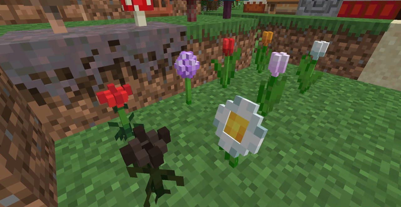 Сравнение стандартных и 3D-текстур блоков в Minecraft: кирпичи, доски и камень