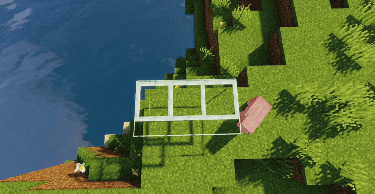 Стеклянный мост с текстурой Clear Vision Glass 32x в Minecraft