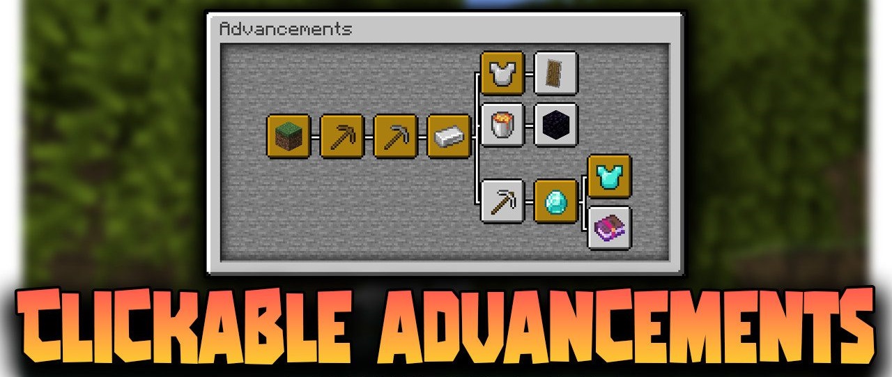 Clickable Advancements  1.15.2