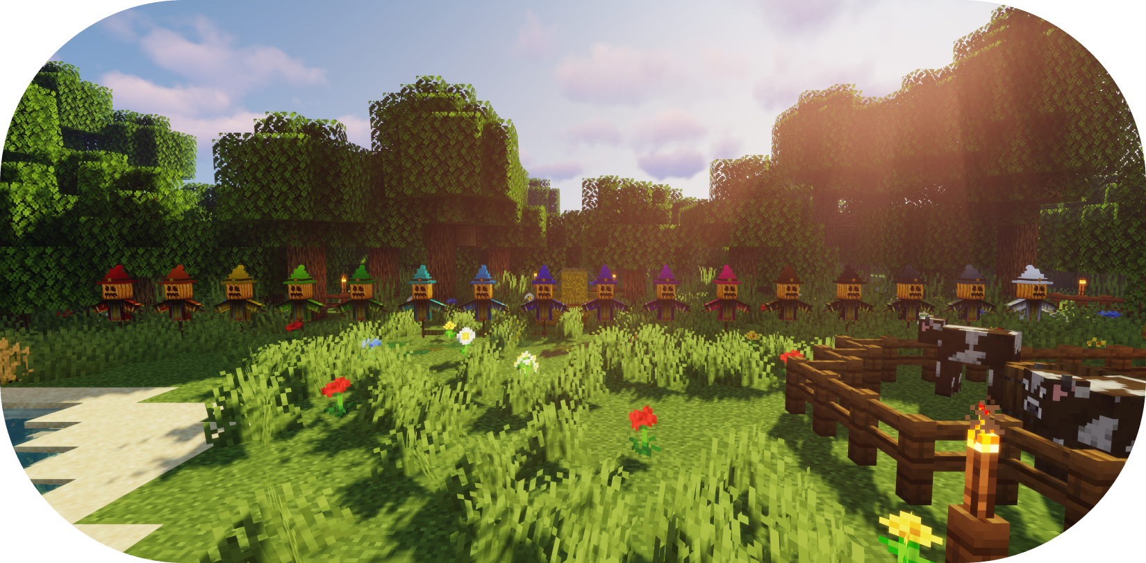 Крафт пугала в Minecraft с использованием тыквы и палок