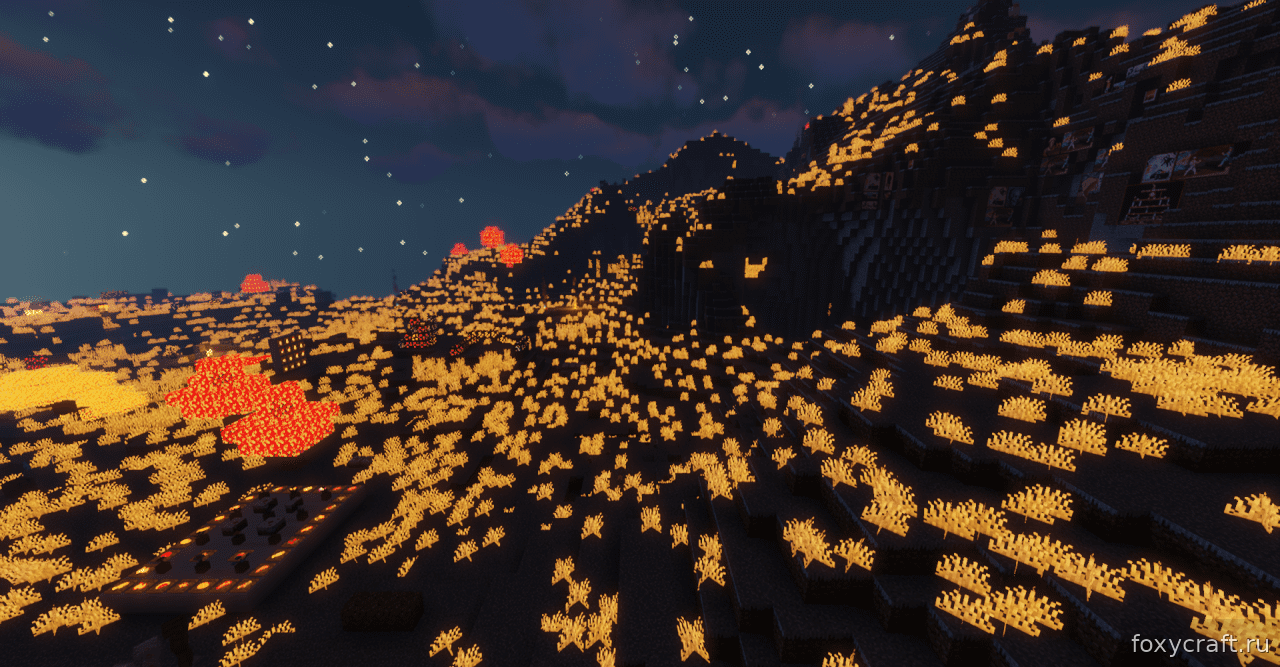 Сравнение ванильного Minecraft и версии с Colourful Ultra
