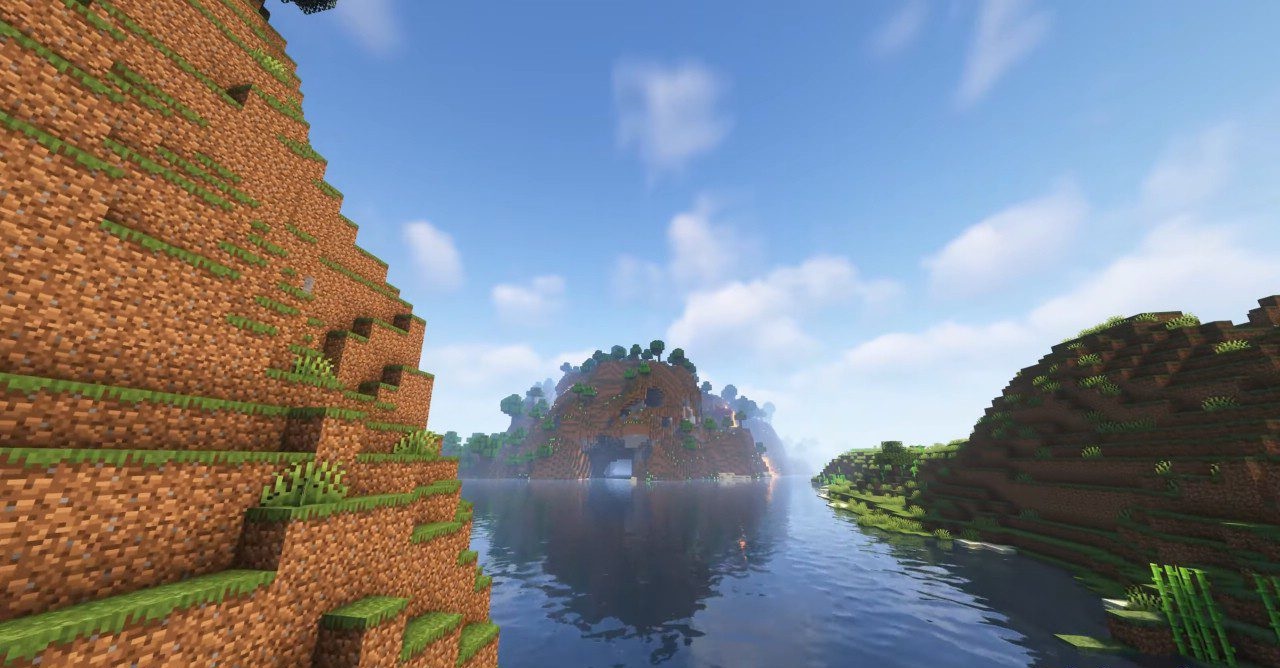 Сравнение графики в Minecraft с шейдерами и без них