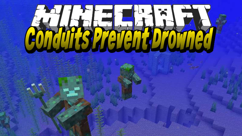 Conduits Prevent Drowned  1.16.2